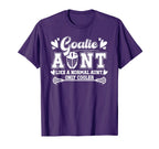 Lacrosse Goalie Aunt Funny Lacrosse T-Shirt - Trendy Graphic Unisex