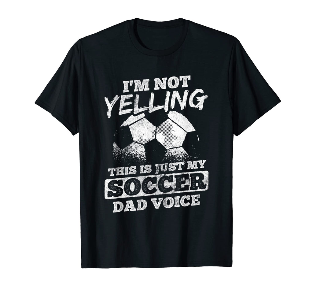 Mens Not Yelling Dad Voice Sports T-Shirt - Minimalist Print Men Women