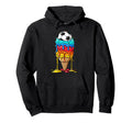 Summer Soccer Drip Ice Cream Drip Hoodie - Custom Art Print for Adults