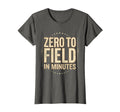 Zero To Field Minutes Soccer Mom T-Shirt - Fun Novelty Design Men Women