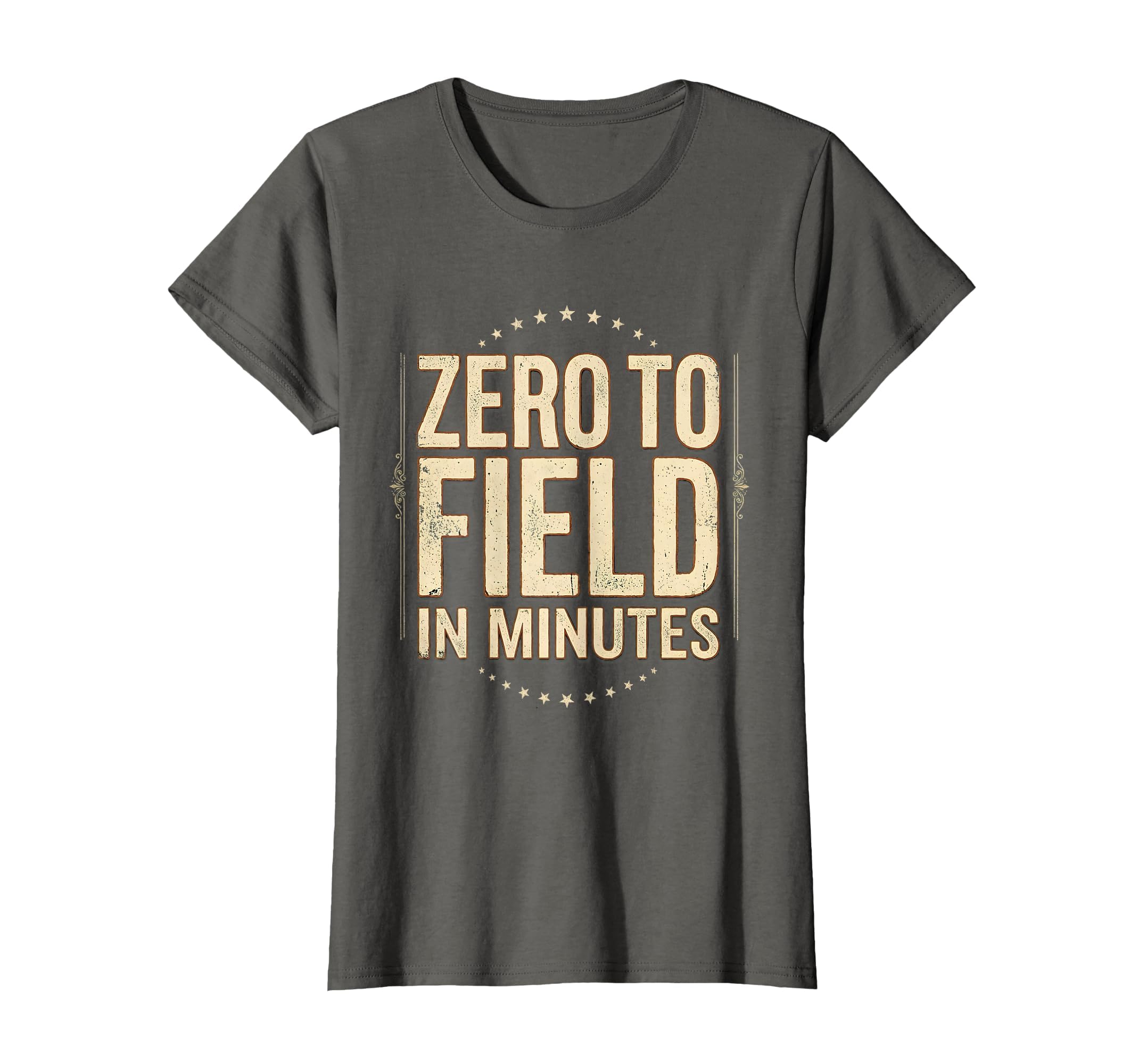 Zero To Field Minutes Soccer Mom T-Shirt - Fun Novelty Design Men Women