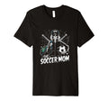 Soccer Mom Skeletton Halloween Soccer T-Shirt - Unique Graphic for Adults