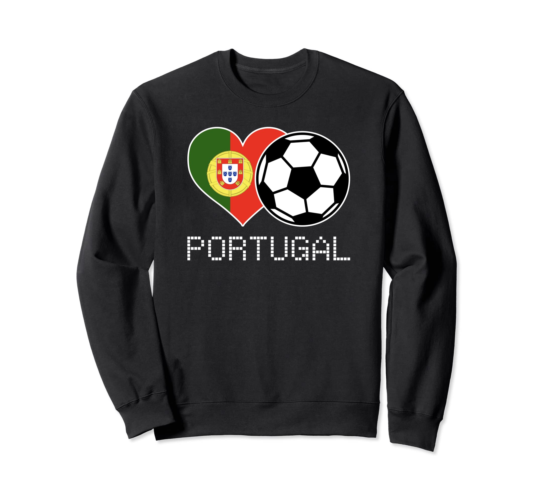 Portugal Soccer Portuguese Flag Sweatshirt - Unique Graphic for Adults