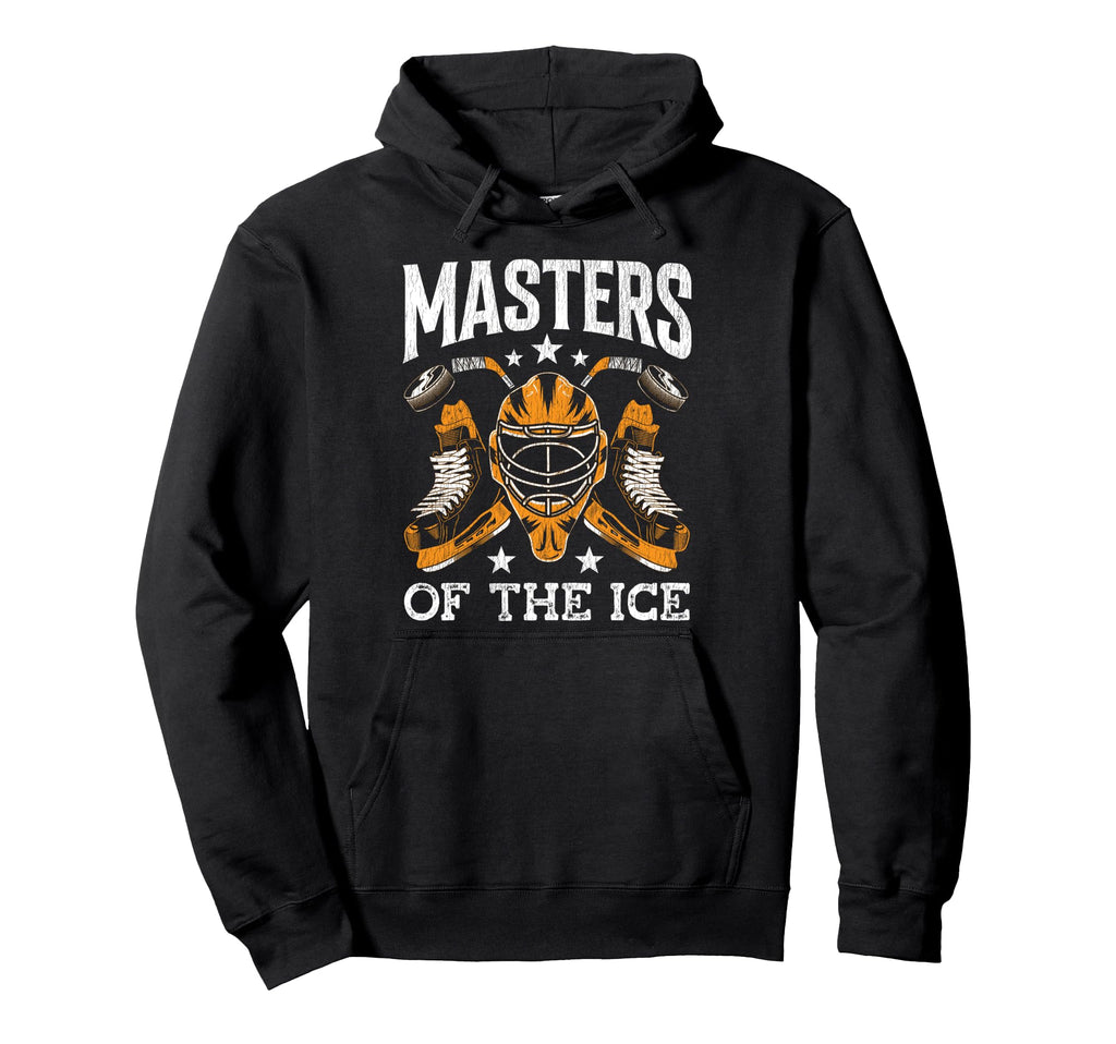 Ice Hockey Goalie Goalkeeper Masters Ice Hoodie - Unique Graphic Unisex