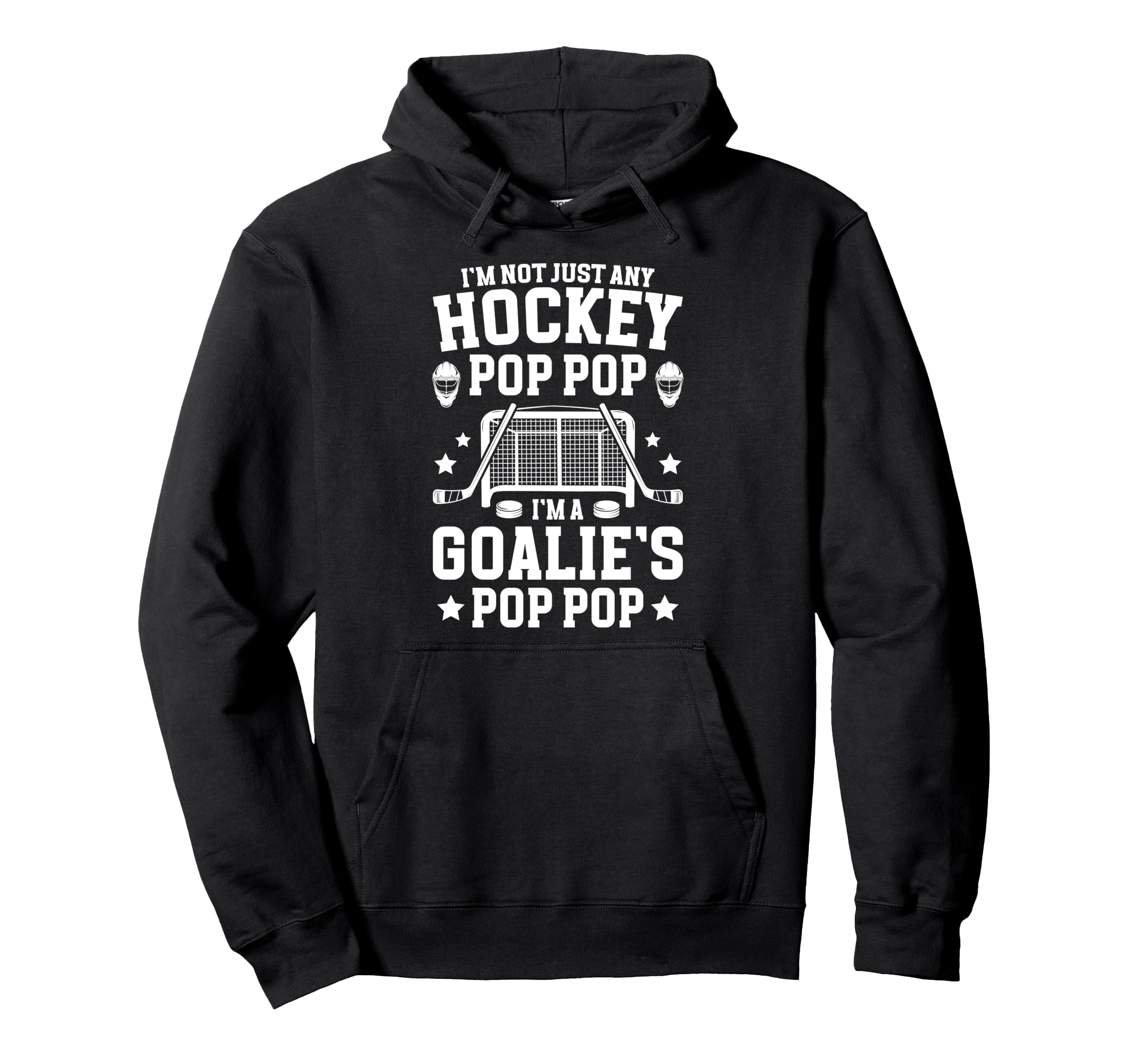 Im Hockey Goalie Pop Pop Ice Hockey Hoodie - Streetwear Style Unisex