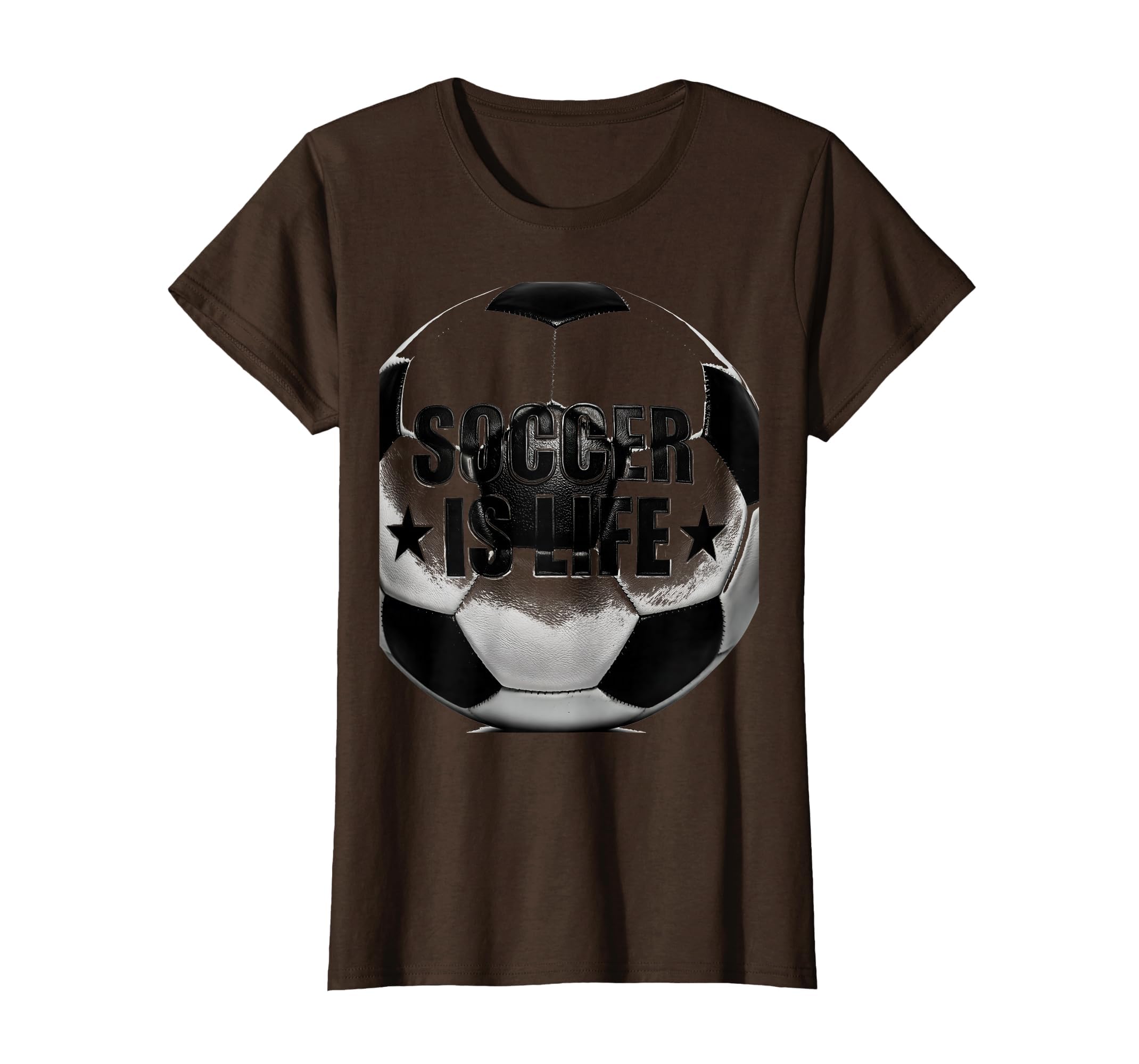 Soccer Is Life Soccer Ball T-Shirt - Minimalist Print Unisex