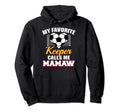 My Favorite Keeper Calls Me Mamaw Soccer Hoodie - Graphic Print Men Women