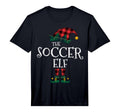 Soccer Elf Matching Family Group Gift T-Shirt - Aesthetic Graphic Unisex
