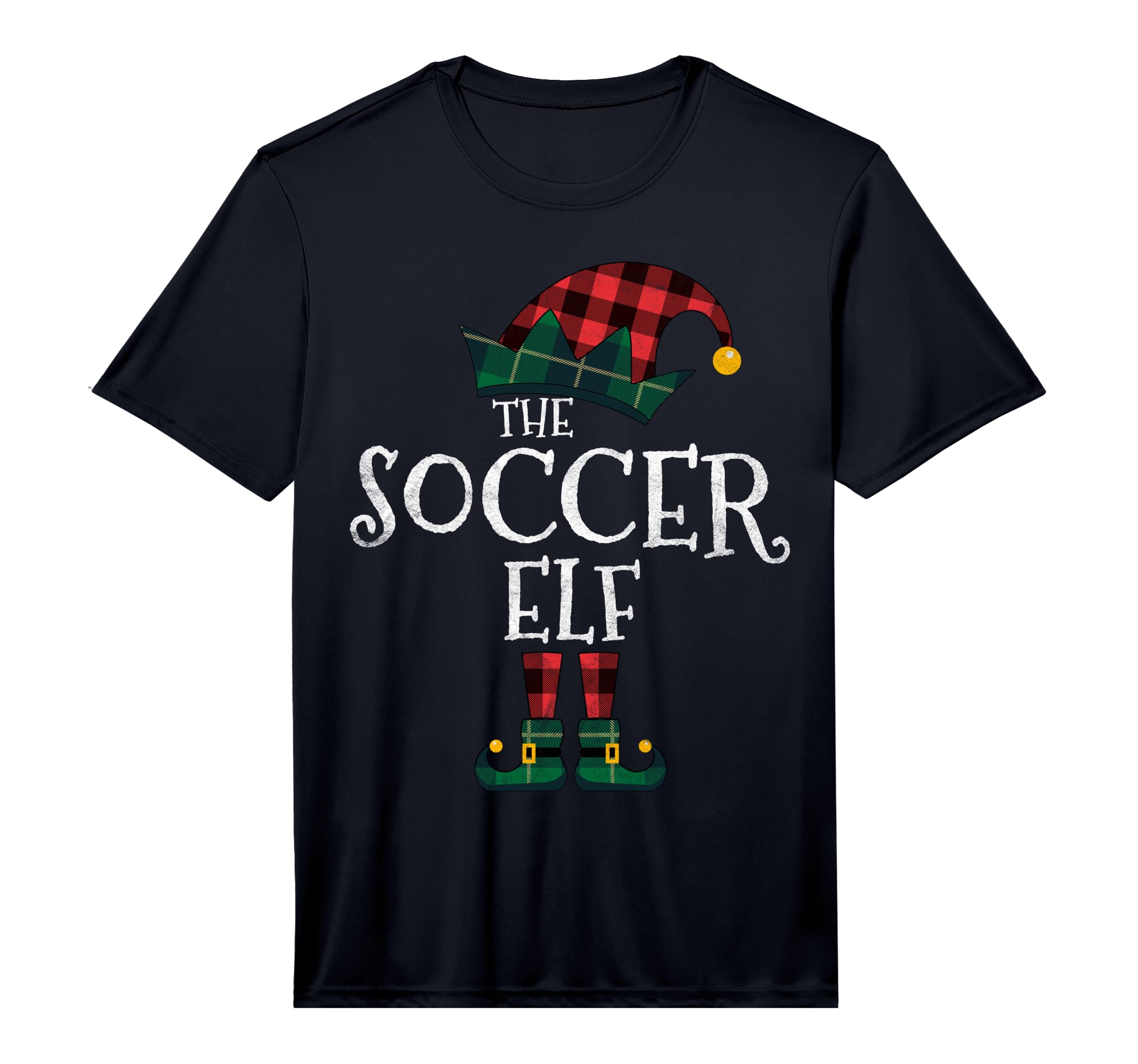Soccer Elf Matching Family Group Gift T-Shirt - Aesthetic Graphic Unisex
