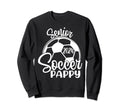 Senior Soccer Pappy 2024 Class Sweatshirt - Minimalist Print Men Women