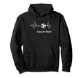 Soccer Mothers Soccer Mom Heartbeat Hoodie - Casual Everyday Wear Men Women