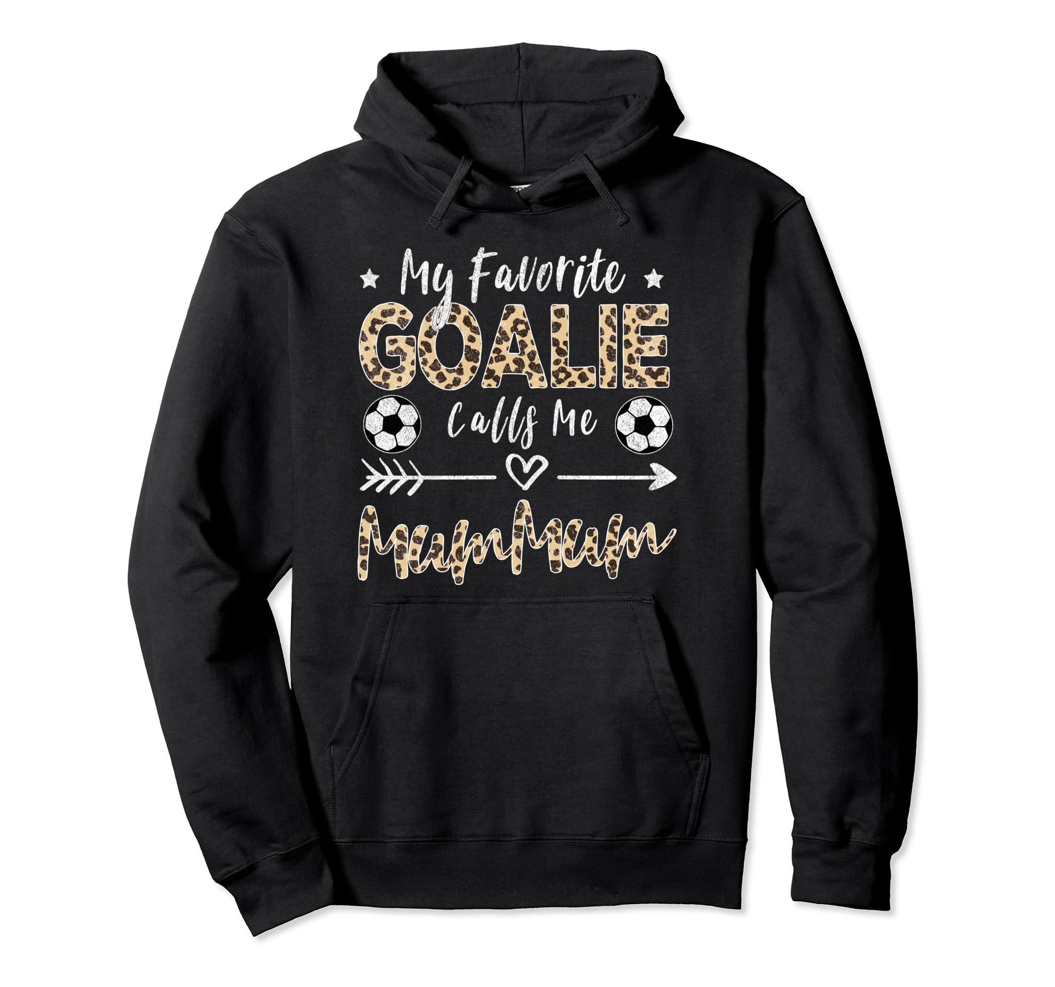 My Favorite Goalie Calls Me Mummum Hoodie - Minimalist Print for Adults