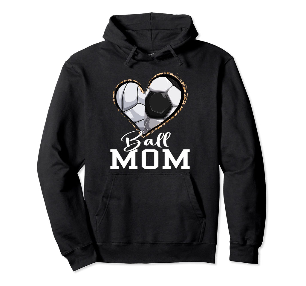 Volleyball Soccer Volleyball Ball Mom Hoodie - Minimalist Print Unisex