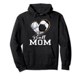 Volleyball Soccer Volleyball Ball Mom Hoodie - Minimalist Print Unisex