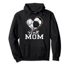 Volleyball Soccer Volleyball Ball Mom Hoodie - Minimalist Print Unisex