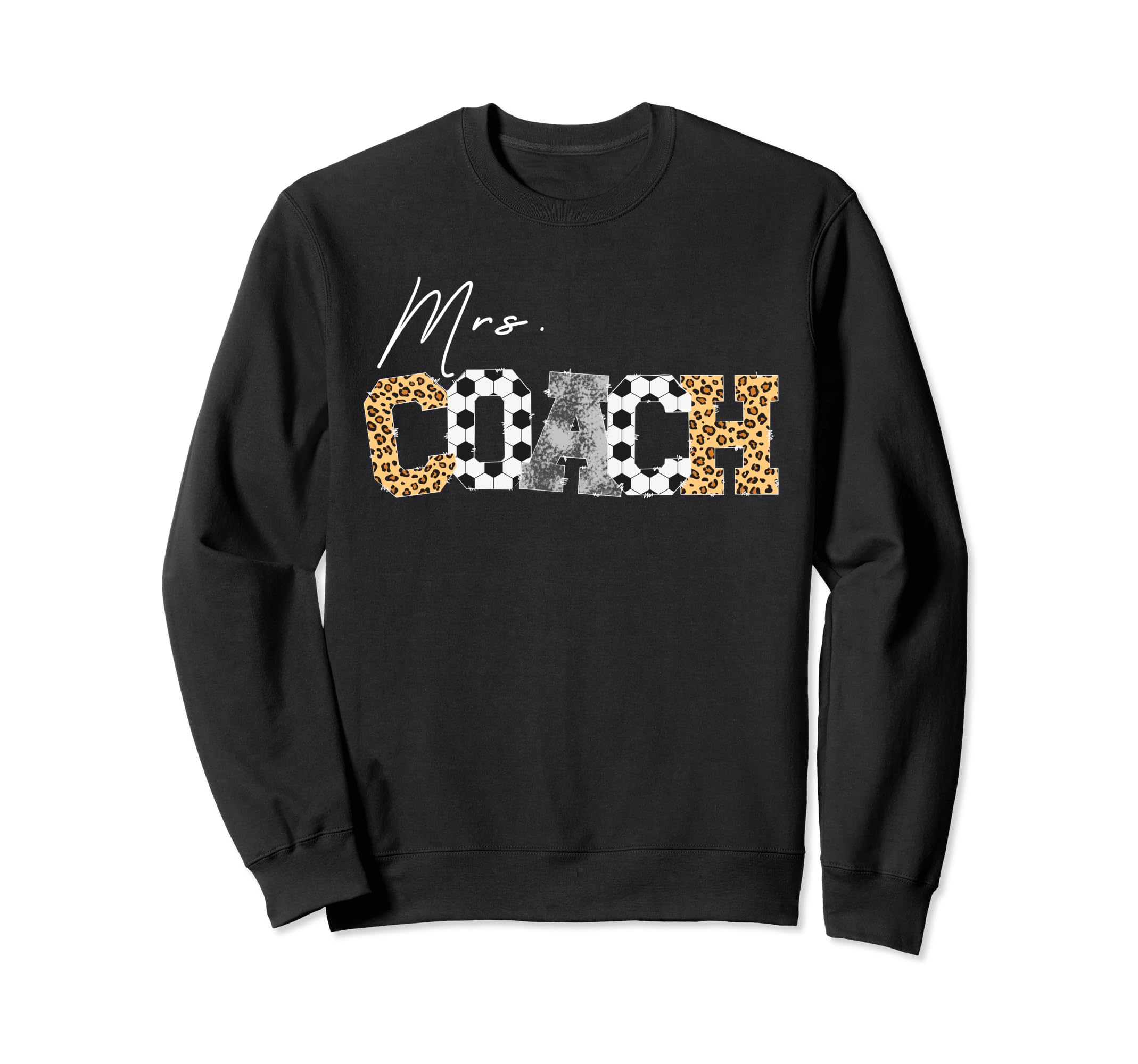 Mrs Coach Leopard Soccer Coach Sweatshirt - Streetwear Style Men Women
