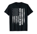 Best Soccer Coach Ever American Flag T-Shirt - Aesthetic Graphic Men Women