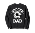 Soccer Dad Soccer Ball Distressed Sweatshirt - Custom Art Print Unisex