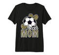 Soccer Mom Heart Leopard Funny T-Shirt - Aesthetic Graphic for Adults