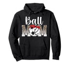 Ball Mom Soccer Volleyball Mom Volleyball Hoodie - Minimalist Print Unisex