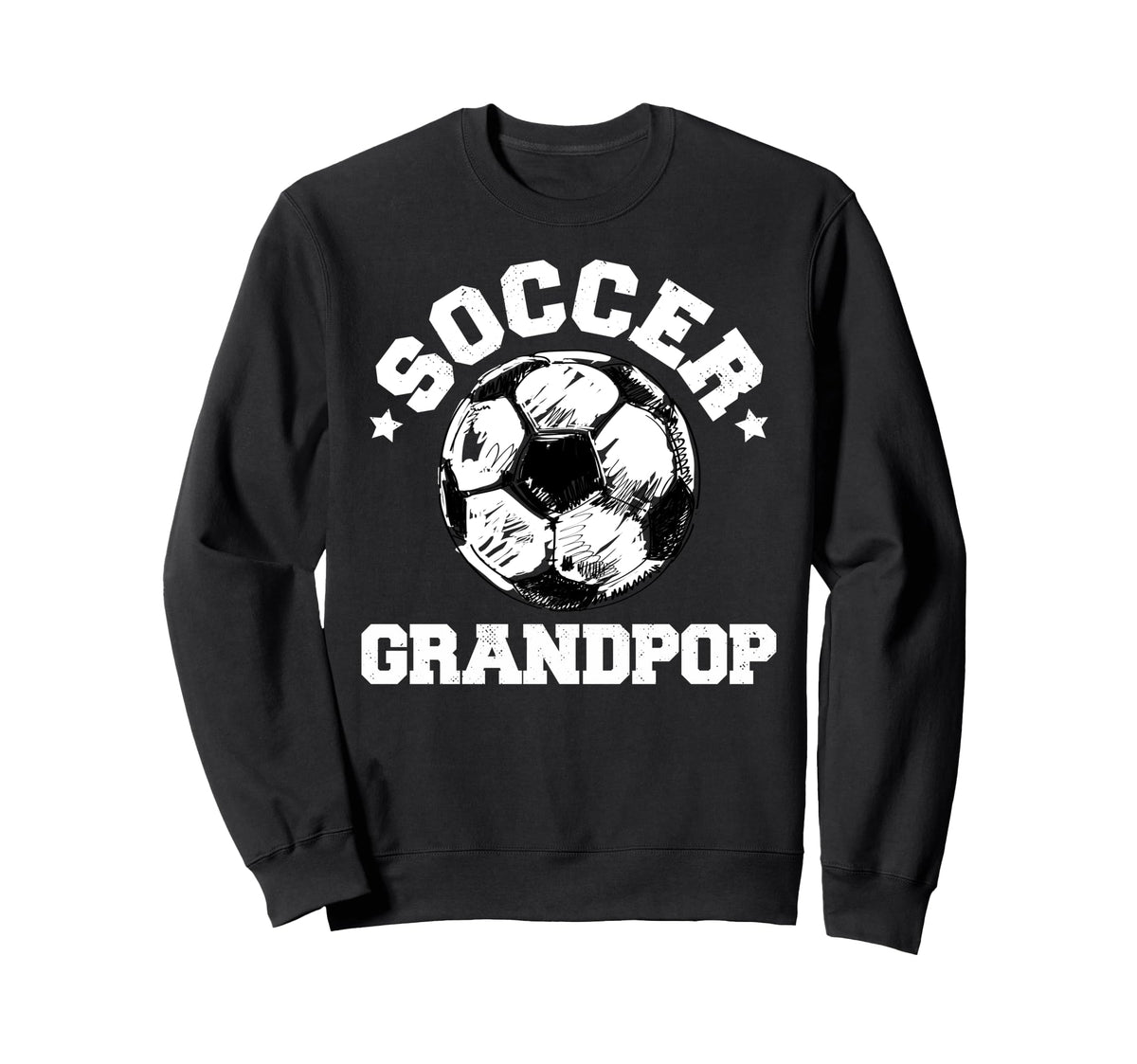 Soccer Grandpop Soccer Ball Sweatshirt - Streetwear Style Unisex