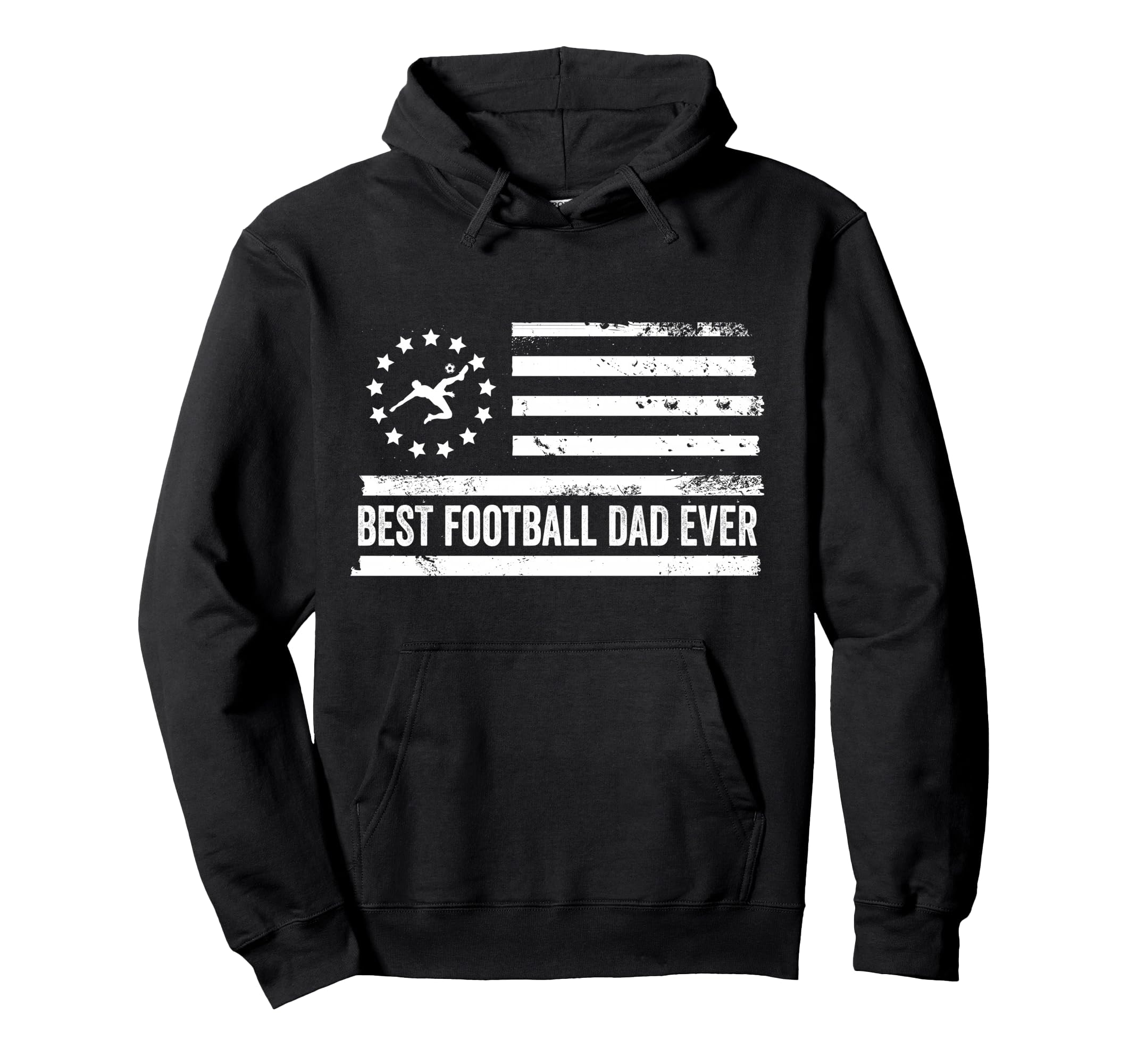 Football Soccer Coach Us American Flag Hoodie - Unique Graphic Men Women