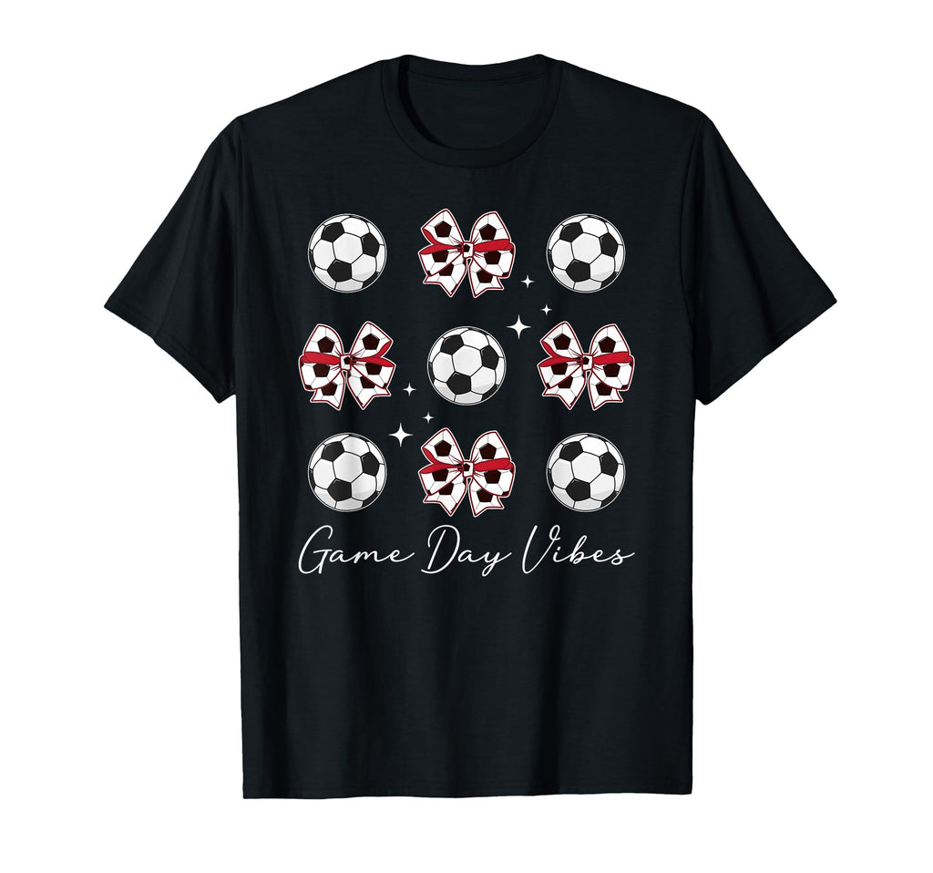 Game Day Vibes Soccer Game Day Soccer T-Shirt - Trendy Graphic Unisex