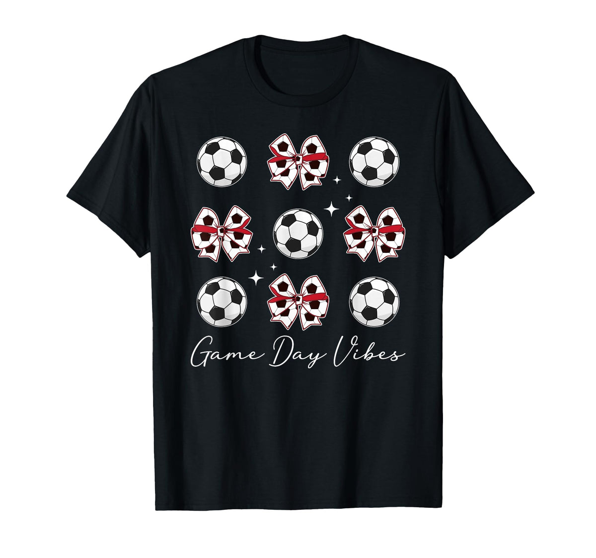 Game Day Vibes Soccer Game Day Soccer T-Shirt - Trendy Graphic Unisex