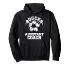 Soccer Assistant Coach Soccer Ball Hoodie - Custom Art Print for Adults