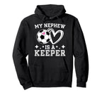 Proud Soccer Keeper Aunt Soccer Goalie Hoodie - Novelty Apparel for Adults