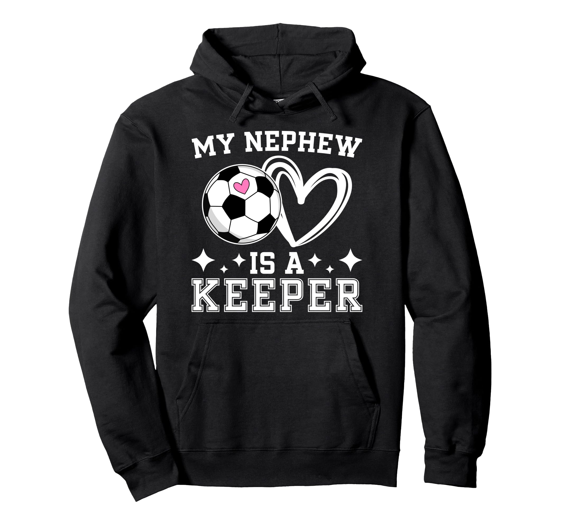 Proud Soccer Keeper Aunt Soccer Goalie Hoodie - Novelty Apparel for Adults