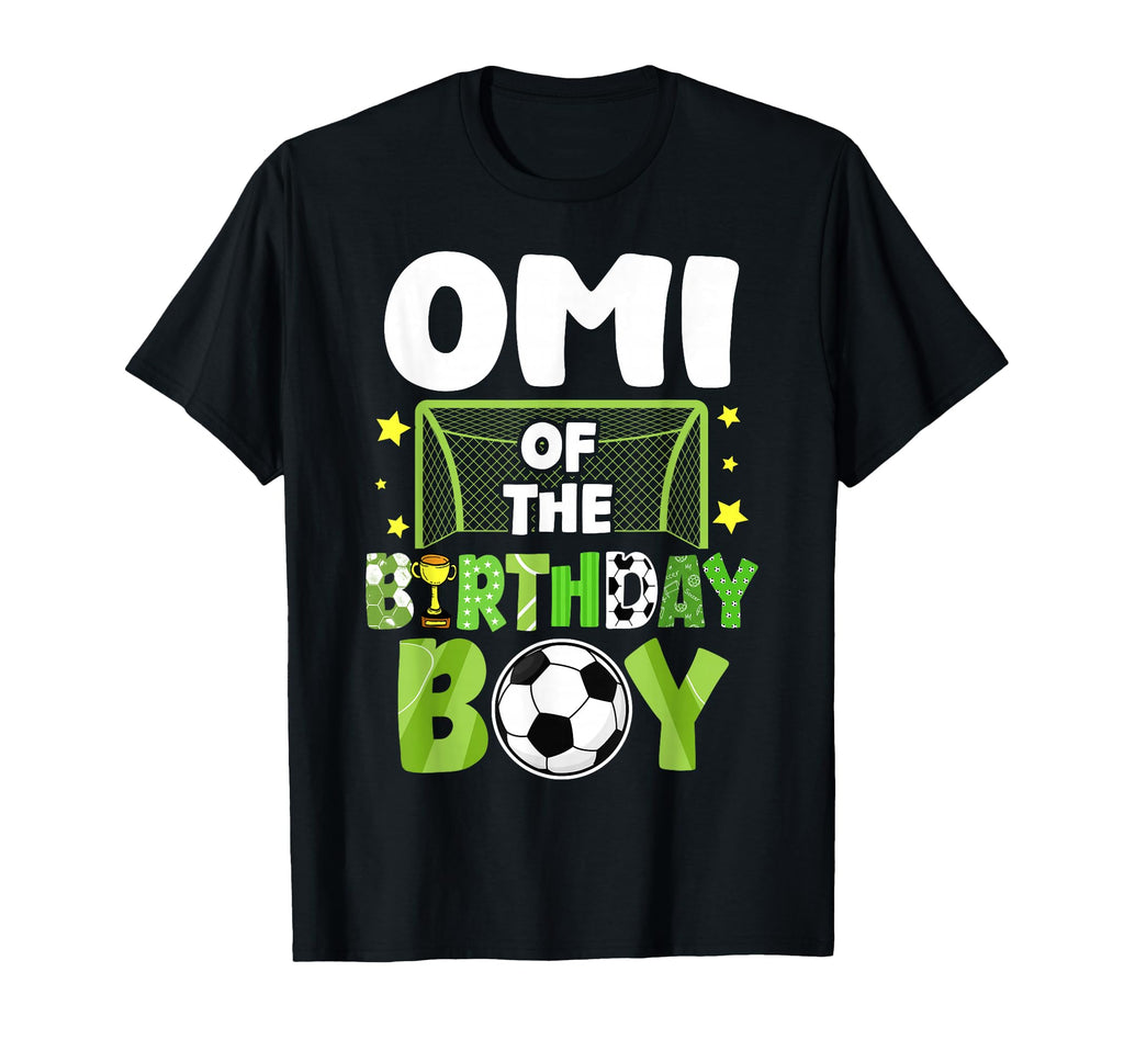 Soccer Omi Birthday Party Family Matching T-Shirt - Minimalist Print Unisex