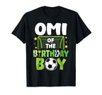 Soccer Omi Birthday Party Family Matching T-Shirt - Minimalist Print Unisex