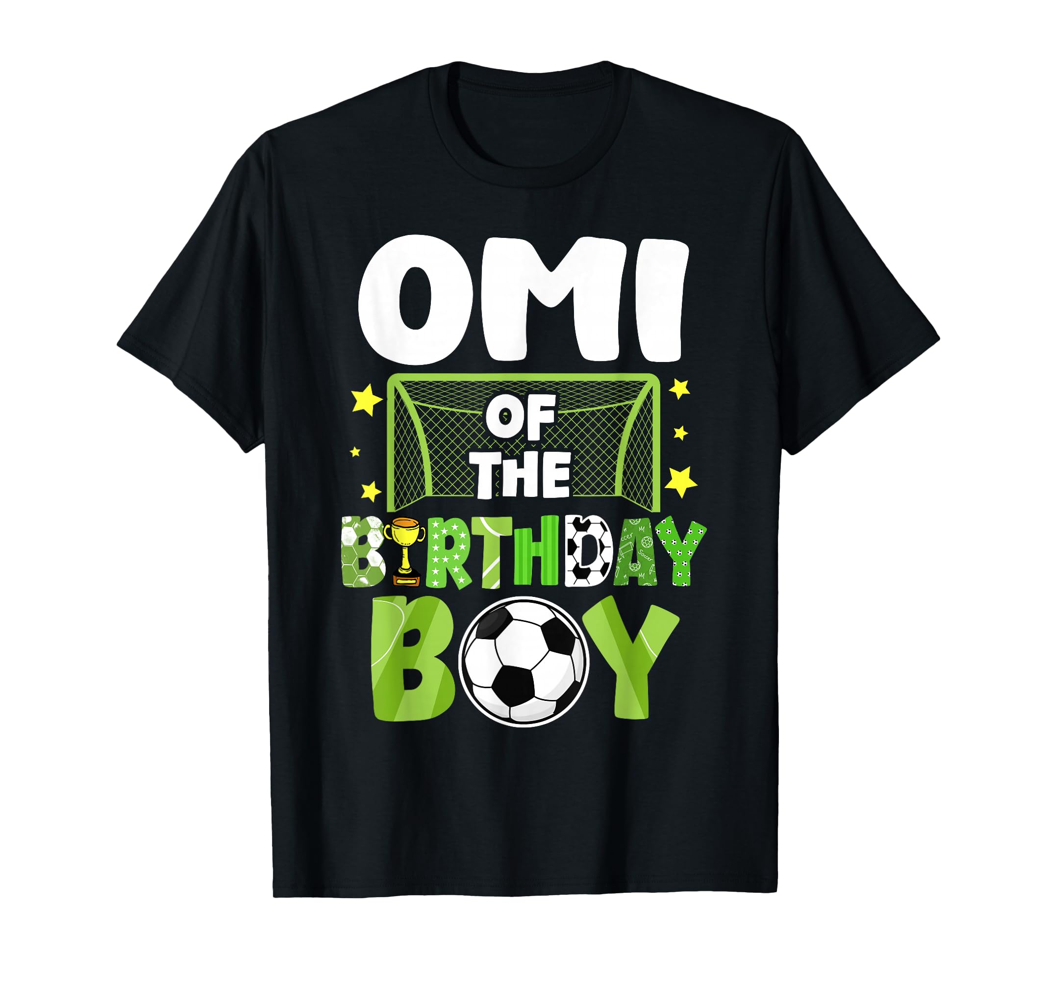 Soccer Omi Birthday Party Family Matching T-Shirt - Minimalist Print Unisex
