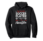 My Favorite Soccer Player Calls Me Hoodie - Novelty Apparel for Adults