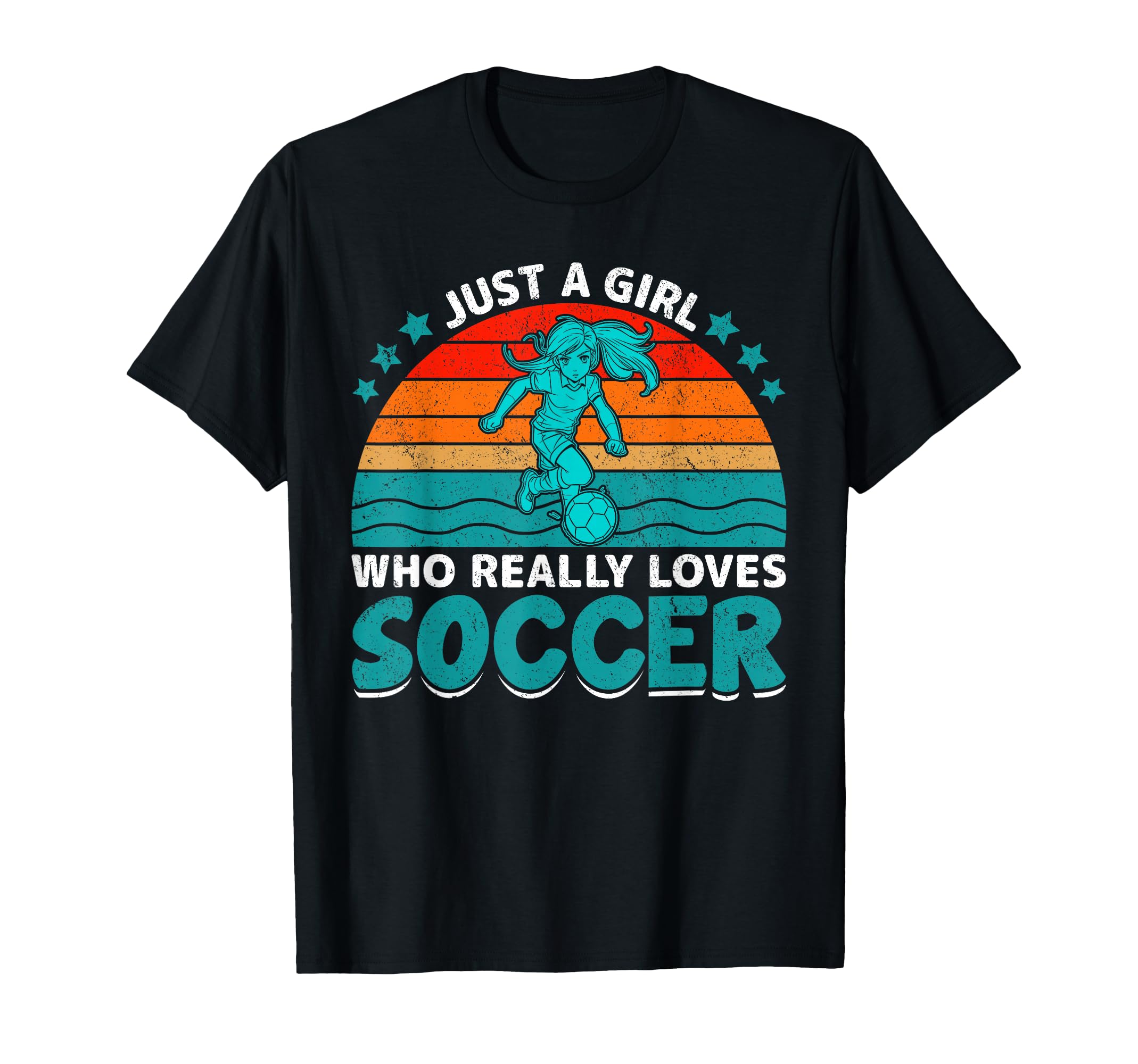 Just Who Really Loves Soccer Fun T-Shirt - Fun Novelty Design Unisex
