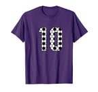 10 Soccer Jersey Favorite Player T-Shirt - Aesthetic Graphic for Adults