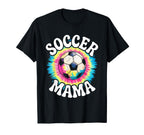 Soccer Mama Mom Tie Dye T-Shirt - Aesthetic Graphic Unisex