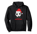 Soccer Football Santas Favorite Wide Hoodie - Minimalist Print for Adults