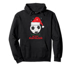Soccer Football Santas Favorite Wide Hoodie - Minimalist Print for Adults