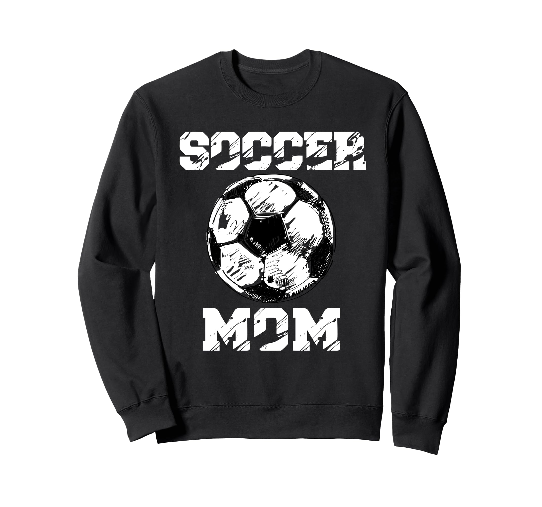 Soccer Mom Funny Soccer Player Mom Sweatshirt - Unique Graphic for Adults