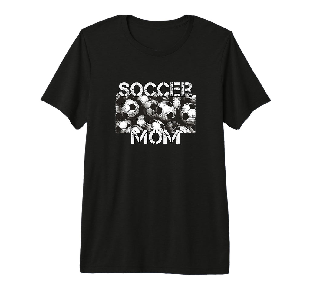 Sports Soccer Mother Mama Game T-Shirt - Casual Everyday Wear Men Women