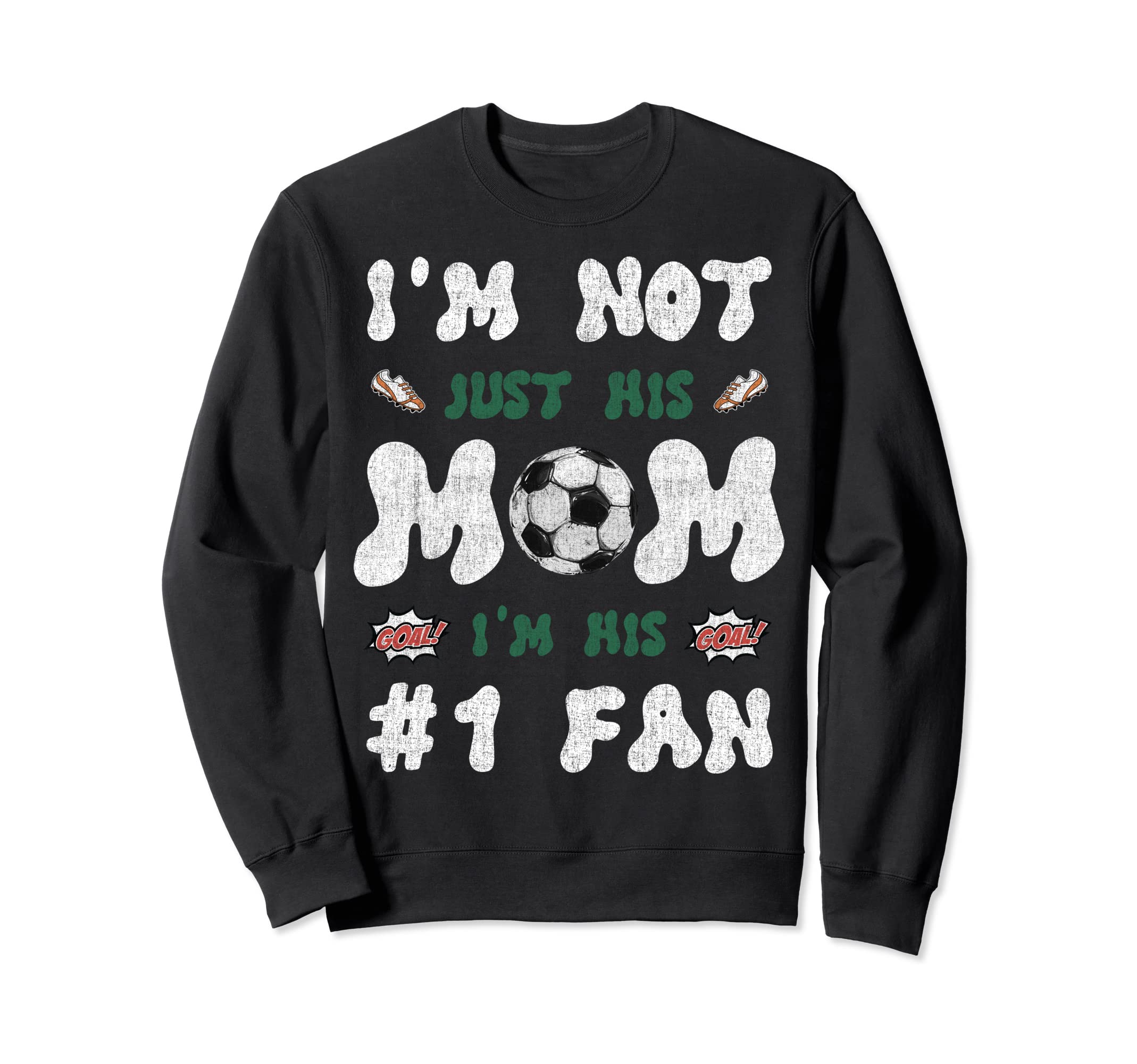 Happy Mothers Day Mom Soccer Fan Mama Sweatshirt - Graphic Print Men Women
