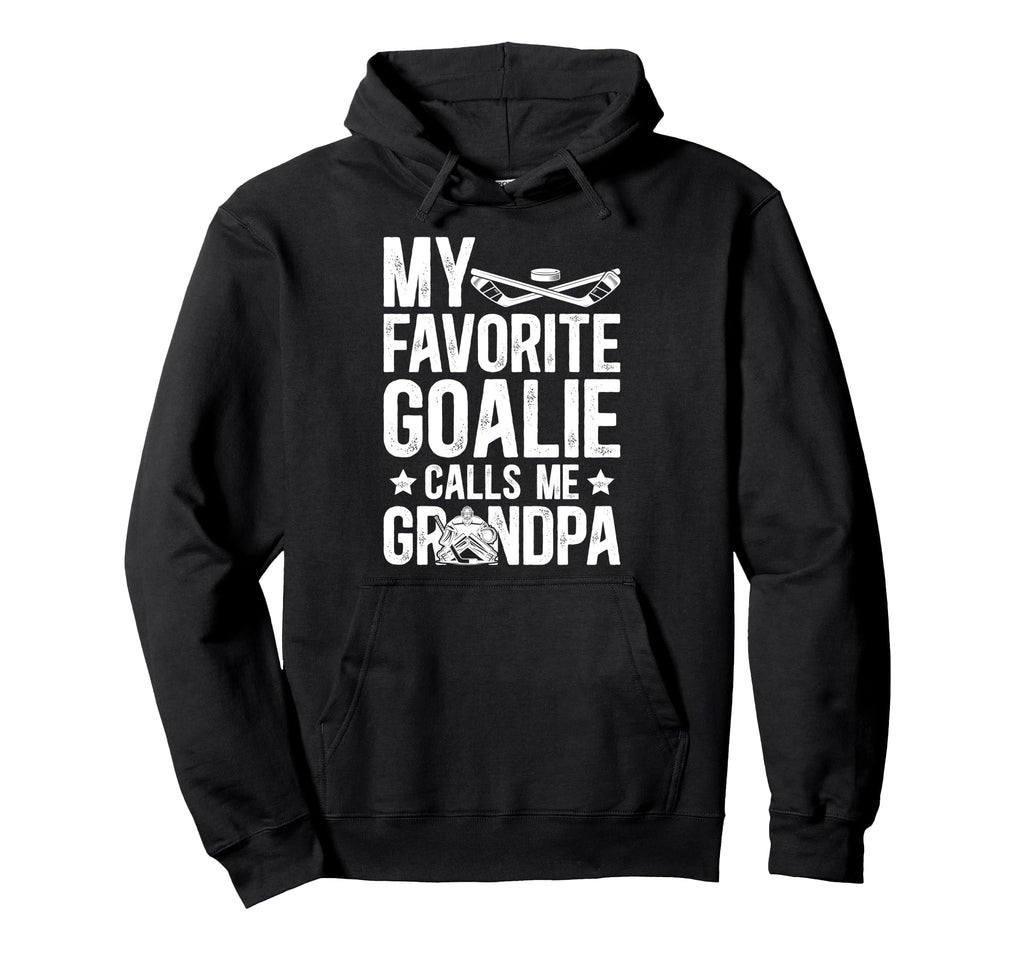Proud Ice Hockey Goalie Grandpa Hoodie - Aesthetic Graphic Men Women