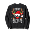 Soccer Reindeer Family Matching Sweatshirt - Unique Graphic for Adults