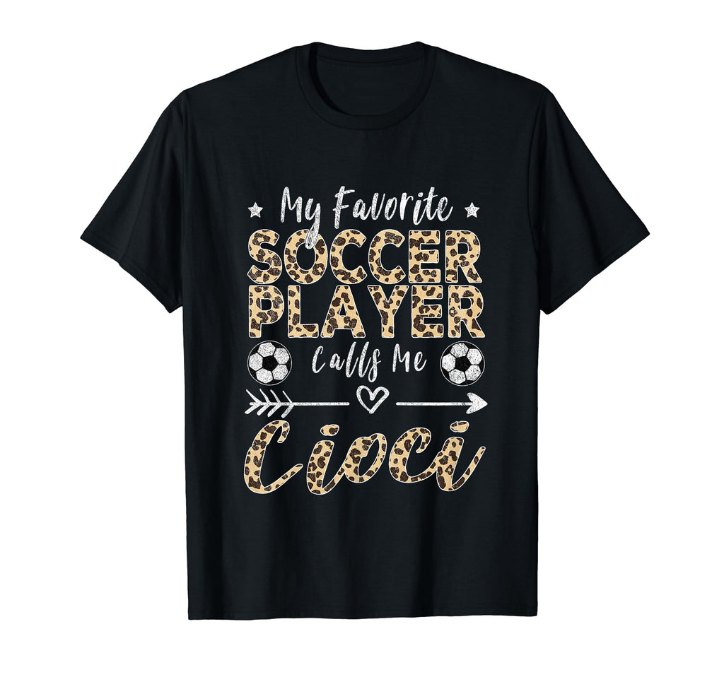 My Favorite Soccer Player Calls Me T-Shirt - Aesthetic Graphic for Adults