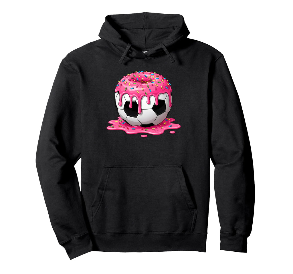 Soccer Drip Ice Cream Drip Sprinkles Hoodie - Streetwear Style for Adults