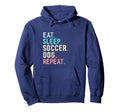 Soccer Player Funny Dog Soccer Ball Hoodie - Casual Everyday Wear Unisex