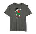Dabbing Soccer Portugal Football T-Shirt - Unique Graphic Men Women