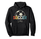 Soccer Vibes Soccer Player Hoodie - Aesthetic Graphic Unisex